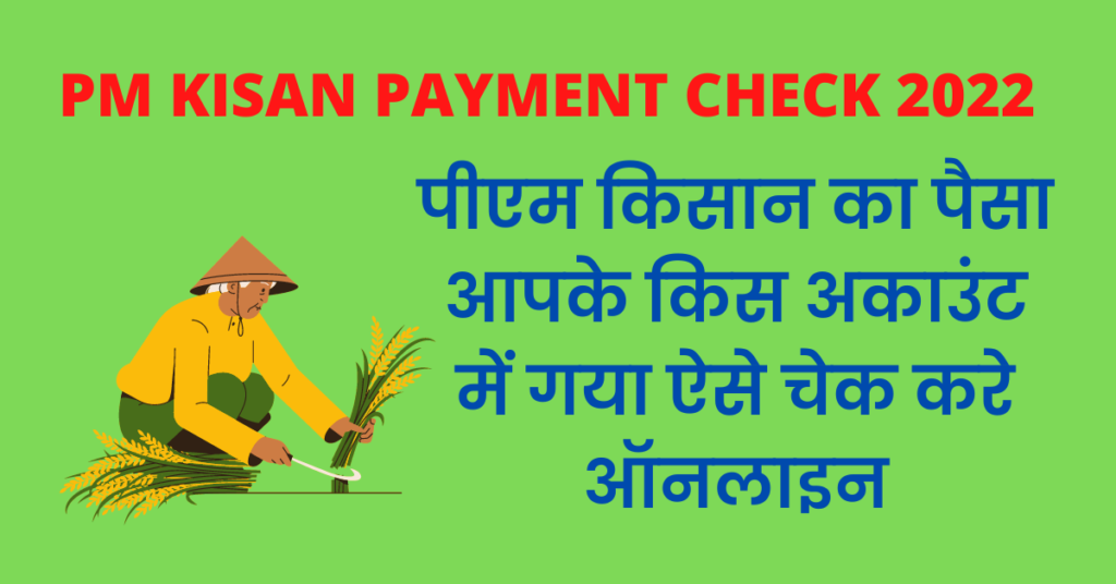 PM KISAN PAYMENT CHECK 2022