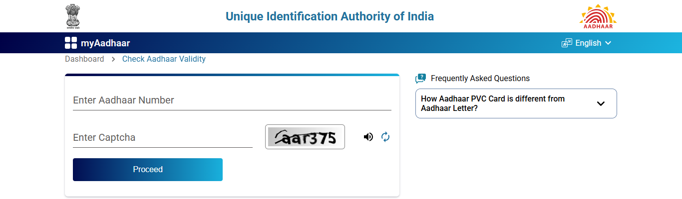 Aadhaar Suspended Solution